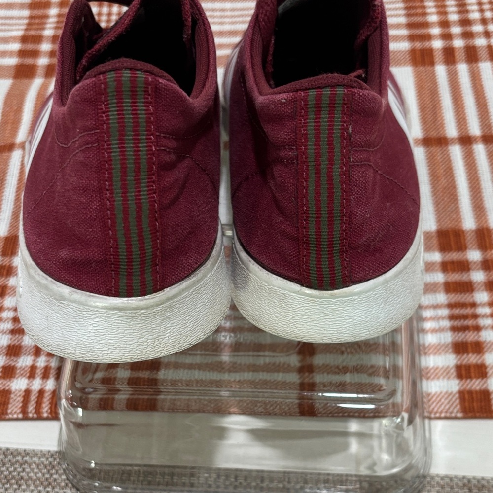Adidas Easy Vulc 2.0 maroon/white skate shoes. Men 10 excellent condition. Nice! - Picture 6 of 9
